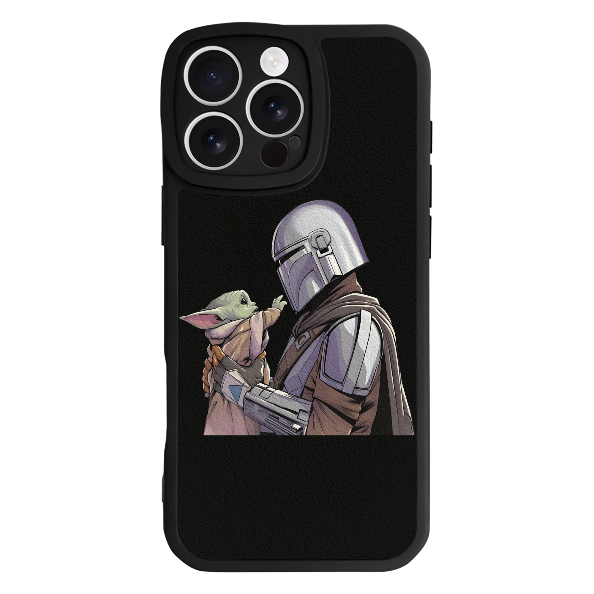 （画像用） スター・ウォーズ Star Wars 【iPhone 16シリーズ対応】シリコンスマホケース（レザー調） 材質：シリコン